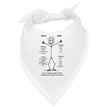 Emines Herz und Heim - Bandana - Weiß - Vorne