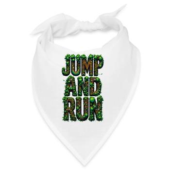jump and run - Bandana - Weiß - Vorne
