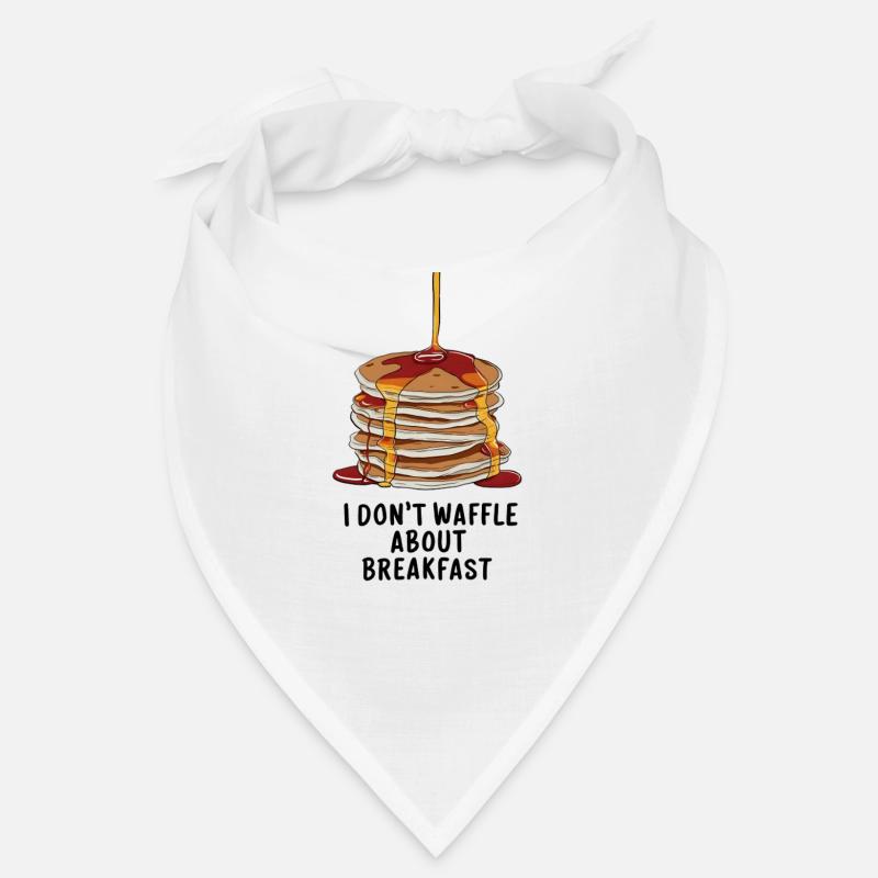 I don't waffle about breakfast Bandana