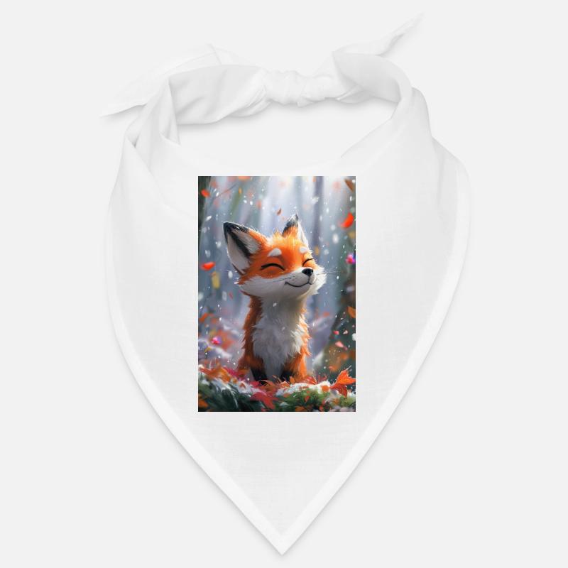 Fox Illustration Poster Bandana