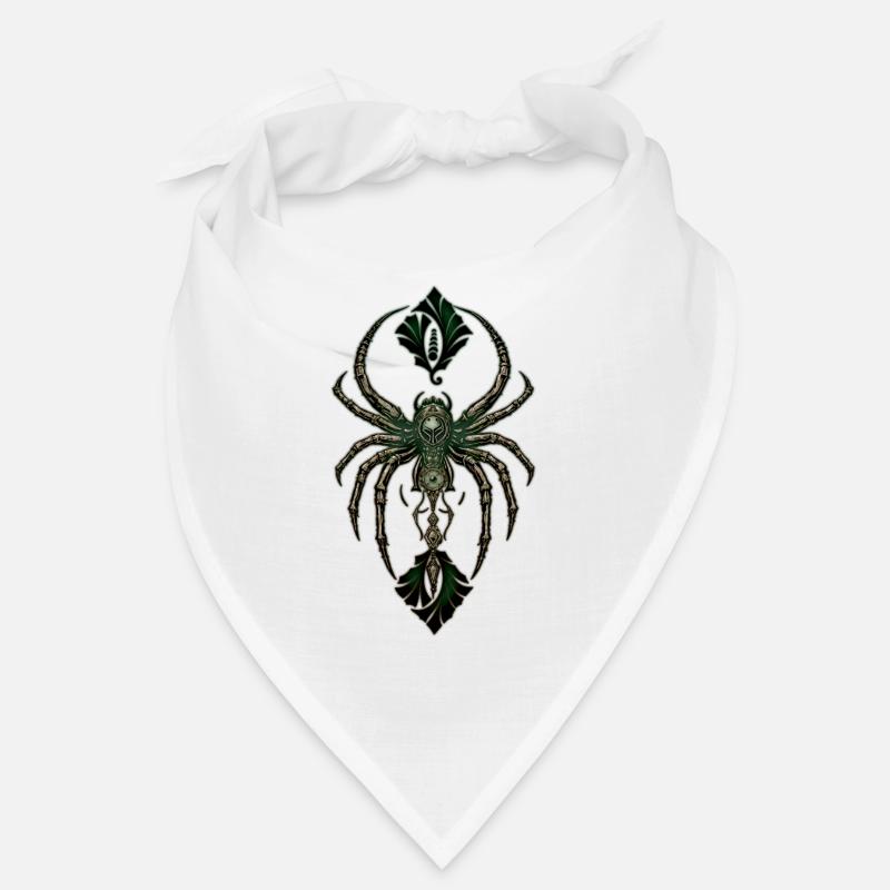 Mechanical elegance, the spider in the dark. Bandana