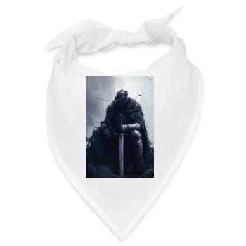 Poster Illustration Chevalier - Bandana - Weiß - Vorne