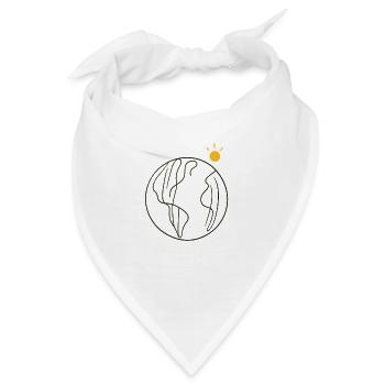 Erde - Bandana - Weiß - Vorne