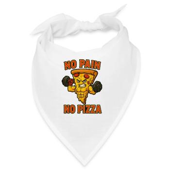 Gym T-Shirt,Sport T-Shirt - Bandana - Weiß - Vorne