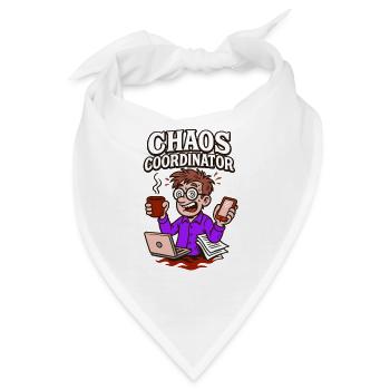 Chaos im Griff – irgendwie. - Bandana - Weiß - Vorne