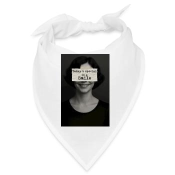 Das heutige Special: ein Lächeln - Bandana - Weiß - Vorne