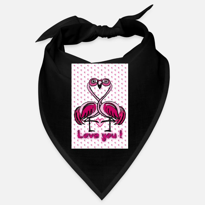 Flamingo love Bandana