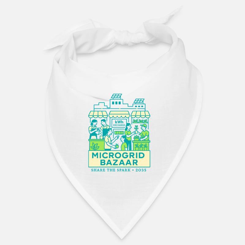 Microgrid Bazaar - Bandana - Weiß