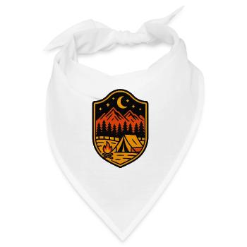 Naturausflug-Abzeichen - Bandana - Weiß - Vorne