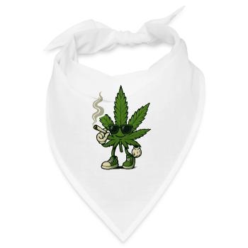 Puff Puff Chill - Bandana - Weiß - Vorne