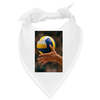 Volleyball - Mitten in der Razzia - Bandana - Weiß - Vorne