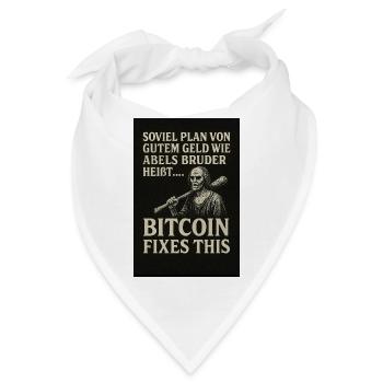 Bitcoin fixes this - Bandana - Weiß - Vorne