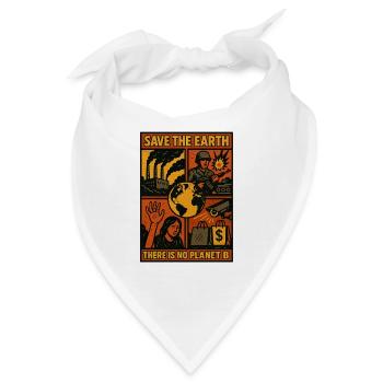 Unsere Erde - Bandana - Weiß - Vorne