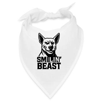 Smiling Beast - Bandana - Weiß - Vorne