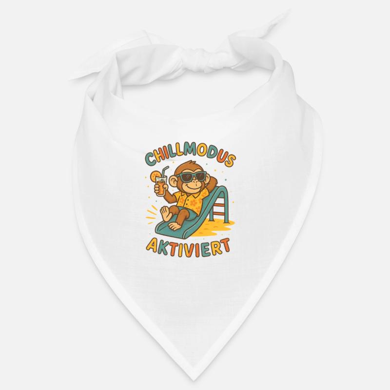 Chill Mode Enabled Monkey Bandana