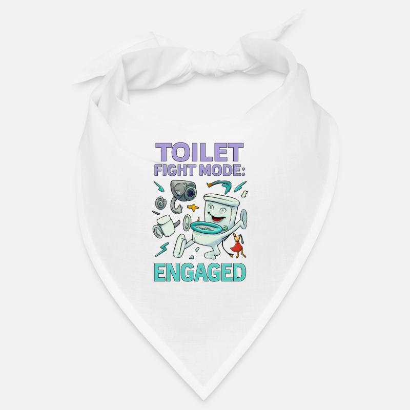 Mode de combat aux toilettes - Conception absurde de Brainrot Bandana