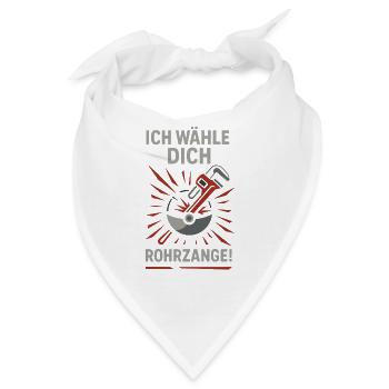Ich wähle dich, Rohrzange! 02 - Bandana - Weiß - Vorne
