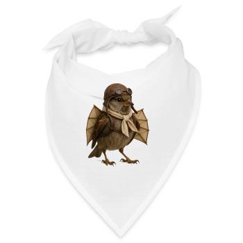 Berblinger Spatz | Ulmer Spatzen - Bandana - Weiß - Vorne