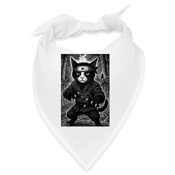 Lokinja dunkel - Bandana - Weiß - Vorne