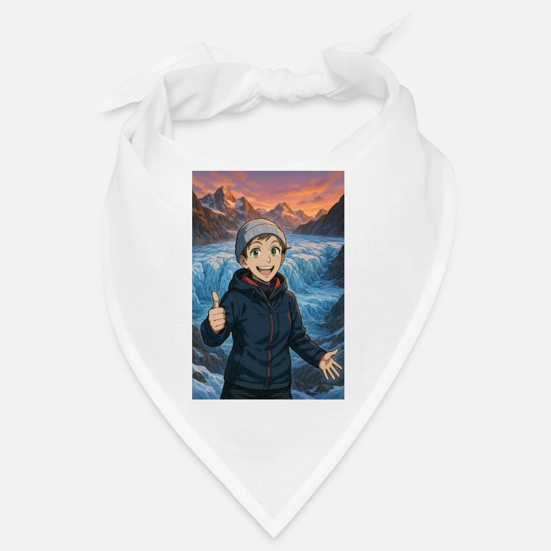 Freudige eisige Wanderung Bandana