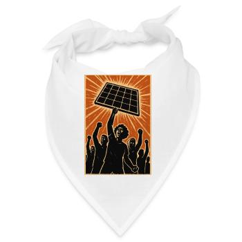 Power to the People – Literally - Bandana - Weiß - Vorne