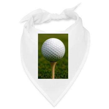 Sport - Golfball - Bandana - Weiß - Vorne