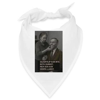 Dämpfen Sie den Klang mit Klebeband - Bandana - Weiß - Vorne