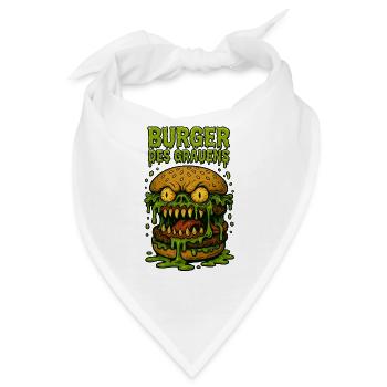 Burger des Grauens - Bandana - Weiß - Vorne