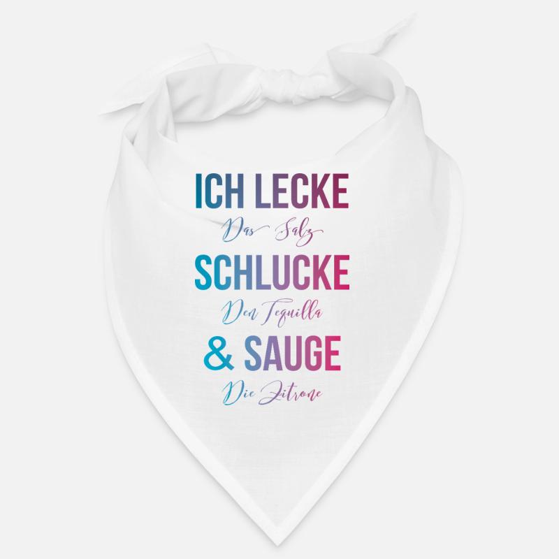 Tequila lécher, avaler, sucer Bandana