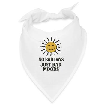 No Bad Days - Bandana - Weiß - Vorne