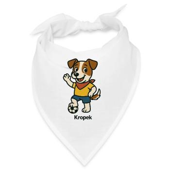 Dots Foodball Spieler - Bandana - Weiß - Vorne