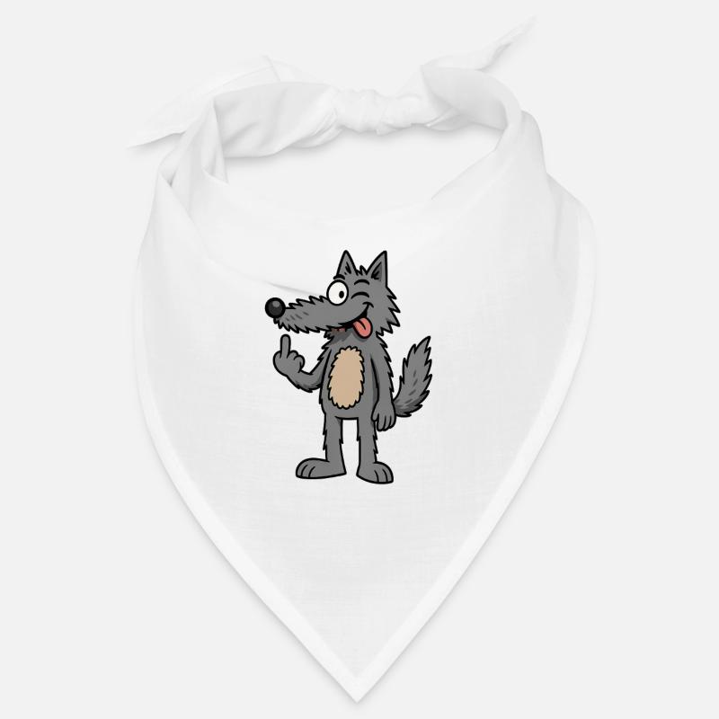 Waldemar Wolf Funny Comic Wolf Bandana