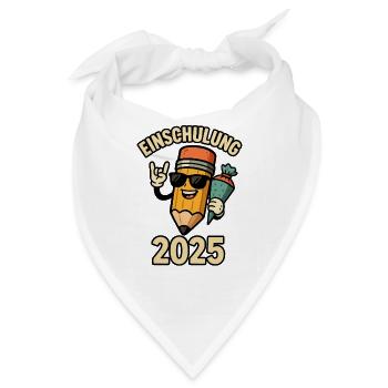 Schulstart für coole Kids. - Bandana - Weiß - Vorne
