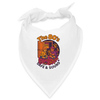 The 80’s – Safe & Sound Retro Kids Room - Bandana - Weiß - Vorne