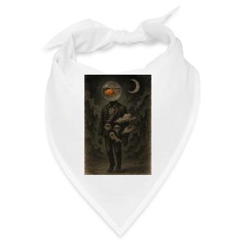 Träume gehorchen nicht der Schwerkraft - Bandana - Weiß - Vorne