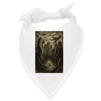 Die Natur wird sich zurückerobern - Bandana - Weiß - Vorne