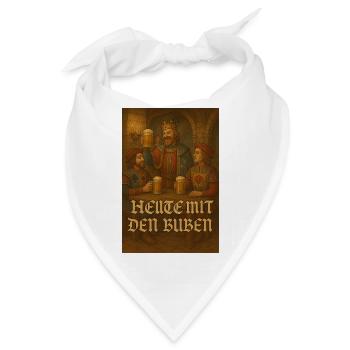 Heute mit den Buben - Bandana - Weiß - Vorne