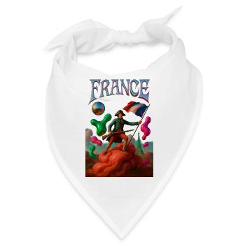 Französische Helden in einer traumhaften Revolution - Bandana - Weiß - Vorne
