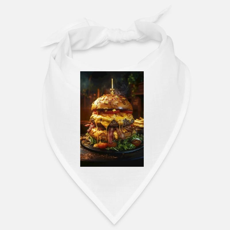 Epic Bacon Cheese Burger Stack Bandana