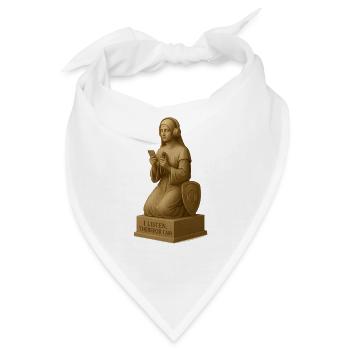 Meditative Hörergeist Skulptur - Bandana - Weiß - Vorne