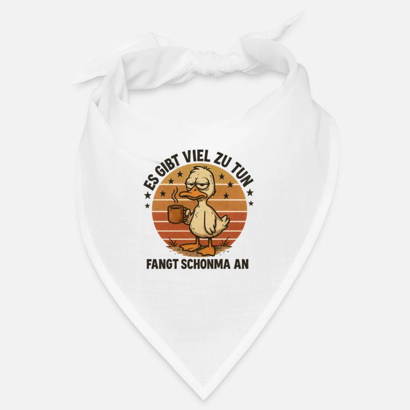 Duck funny work sayings profession office colleagues Bandana