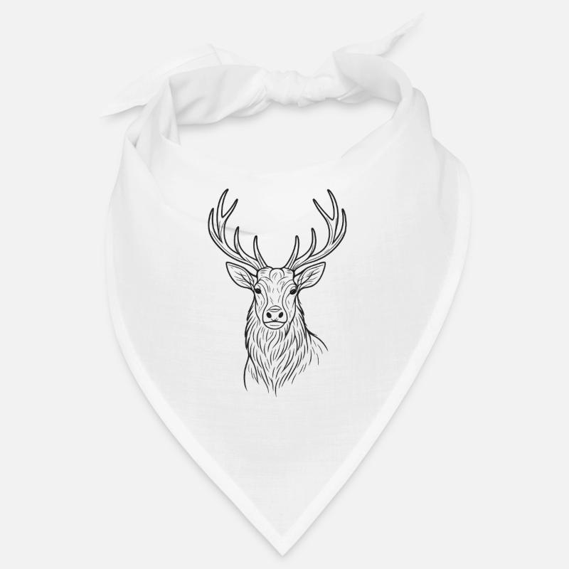 Modern deer design Bandana