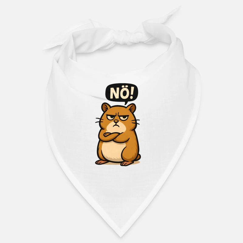 Hamster Just Nope Statement Meme Bandana