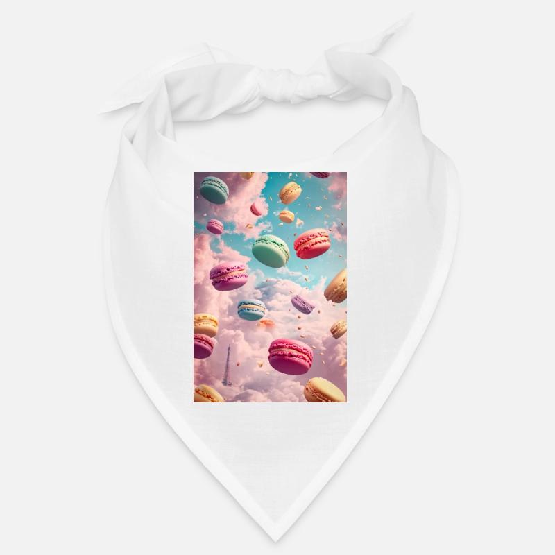 Pariser Macaron-Traumlandschaft Bandana