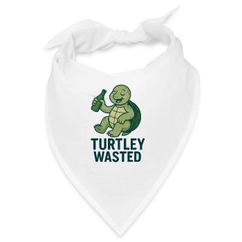 Verspielte Turtel-Schildkröte - Bandana - Weiß - Vorne