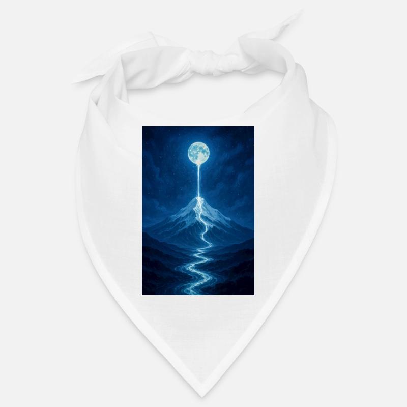 Moonlight River from the Sky Bandana
