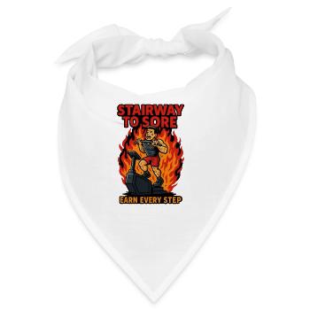 Workout Stairway to Sore - Bandana - Weiß - Vorne