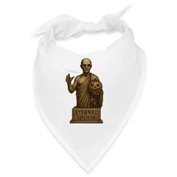 Ewiges Spuk Halloween Dekor - Bandana - Weiß - Vorne