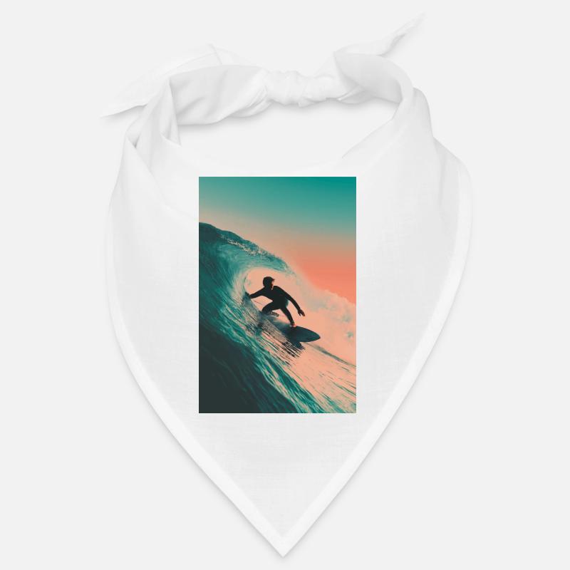 Sunset Wave Surfing Bandana