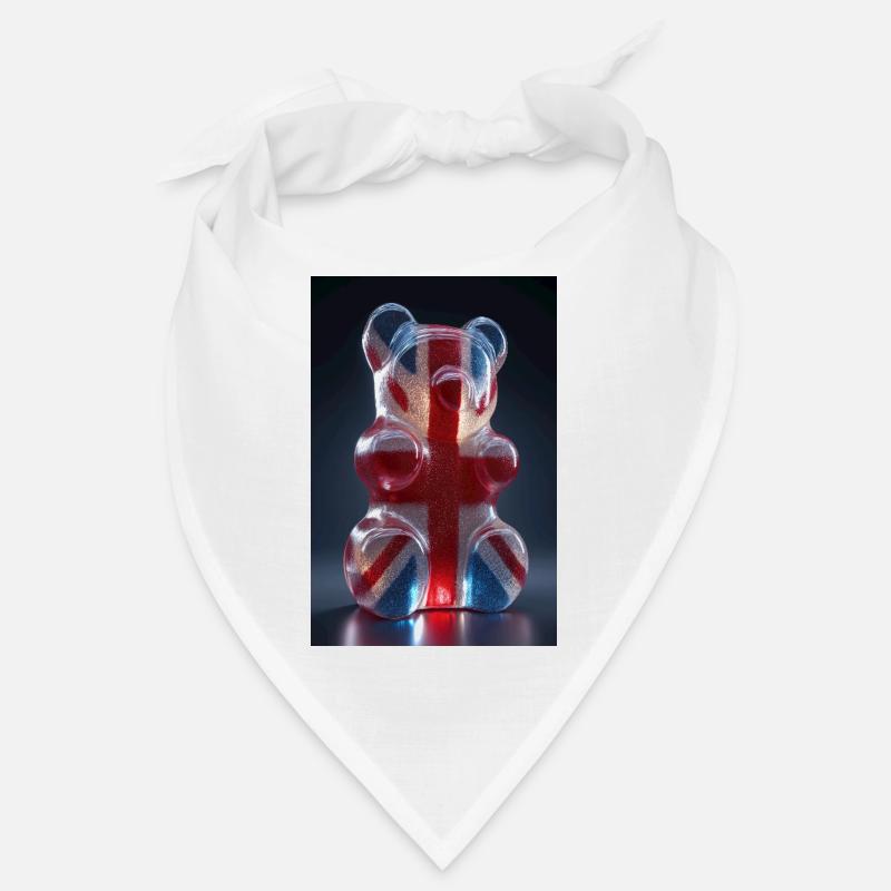 British Flag Gummy Bear Bandana